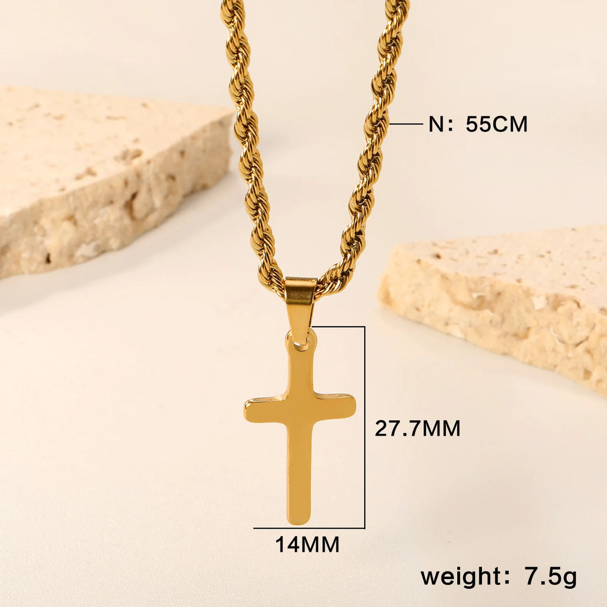 Cubic Zirconia Necklace – Stainless Steel by ZEB Jewelry – view 20