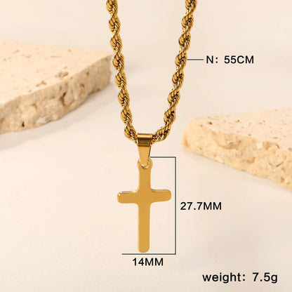 Cubic Zirconia Necklace – Stainless Steel by ZEB Jewelry – view 20