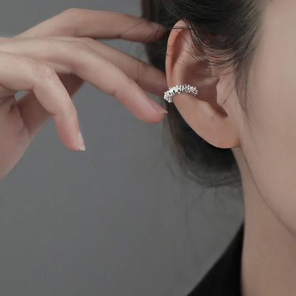Zircon Star Tassel Clip Earrings by ZEB Jewelry – view 21