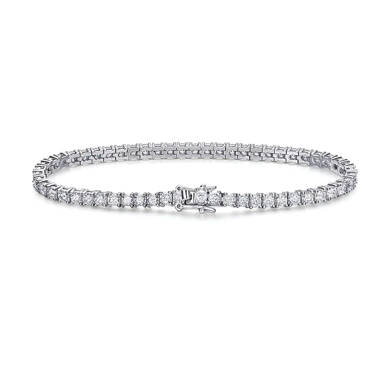 Moissanite Tennis Bracelet – 925 Sterling Silver by ZEB Jewelry – view 19