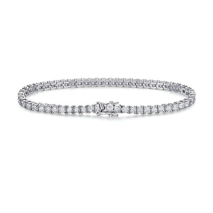 Moissanite Tennis Bracelet – 925 Sterling Silver by ZEB Jewelry – view 19