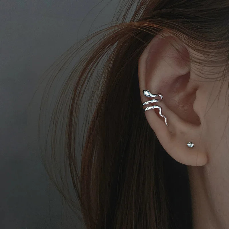 Zircon Star Tassel Clip Earrings by ZEB Jewelry – view 22