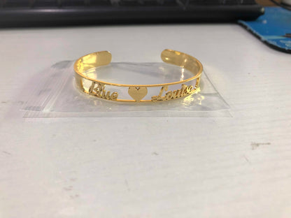 Personalized Heart Name Bracelet – Stainless Steel by ZEB Jewelry – view 8