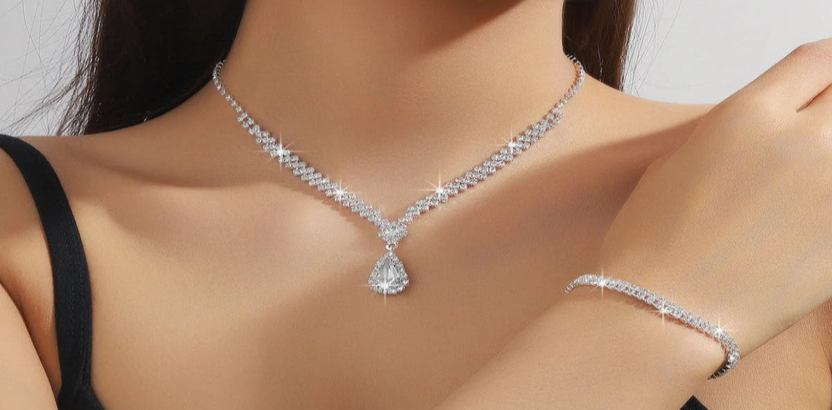 Bridal Three-Piece Jewelry Set by ZEB Jewelry – view 1