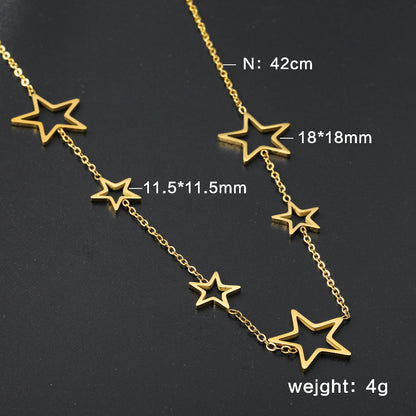 Cubic Zirconia Necklace – Stainless Steel by ZEB Jewelry – view 19